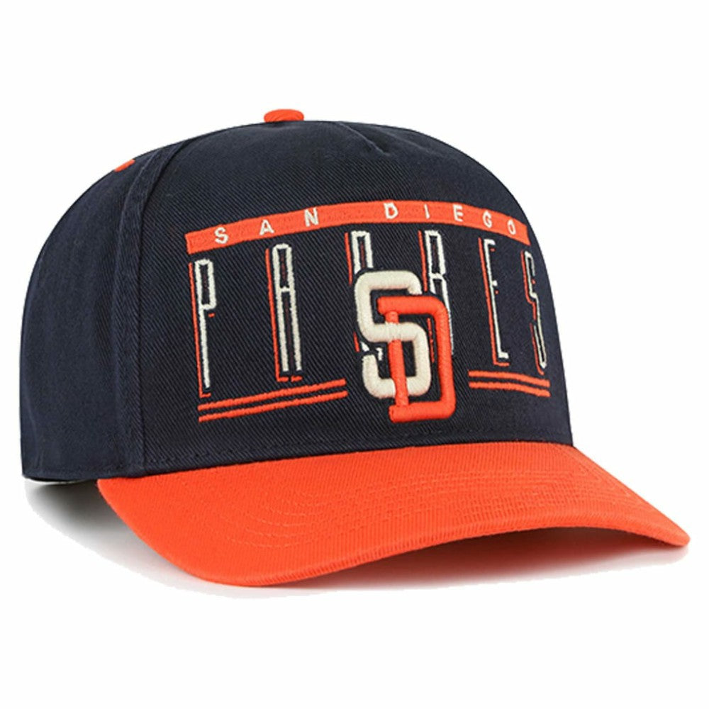 San Diego Padres  Double Headed Baseline Hitch Adjustable Hat - Navy | 47 brand