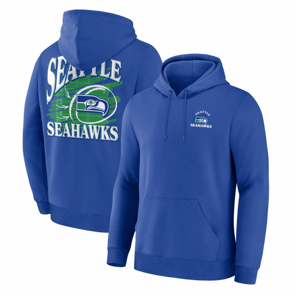 Seattle Seahawks Classic Scribble Legacy Fleece Hoodie - Royal online