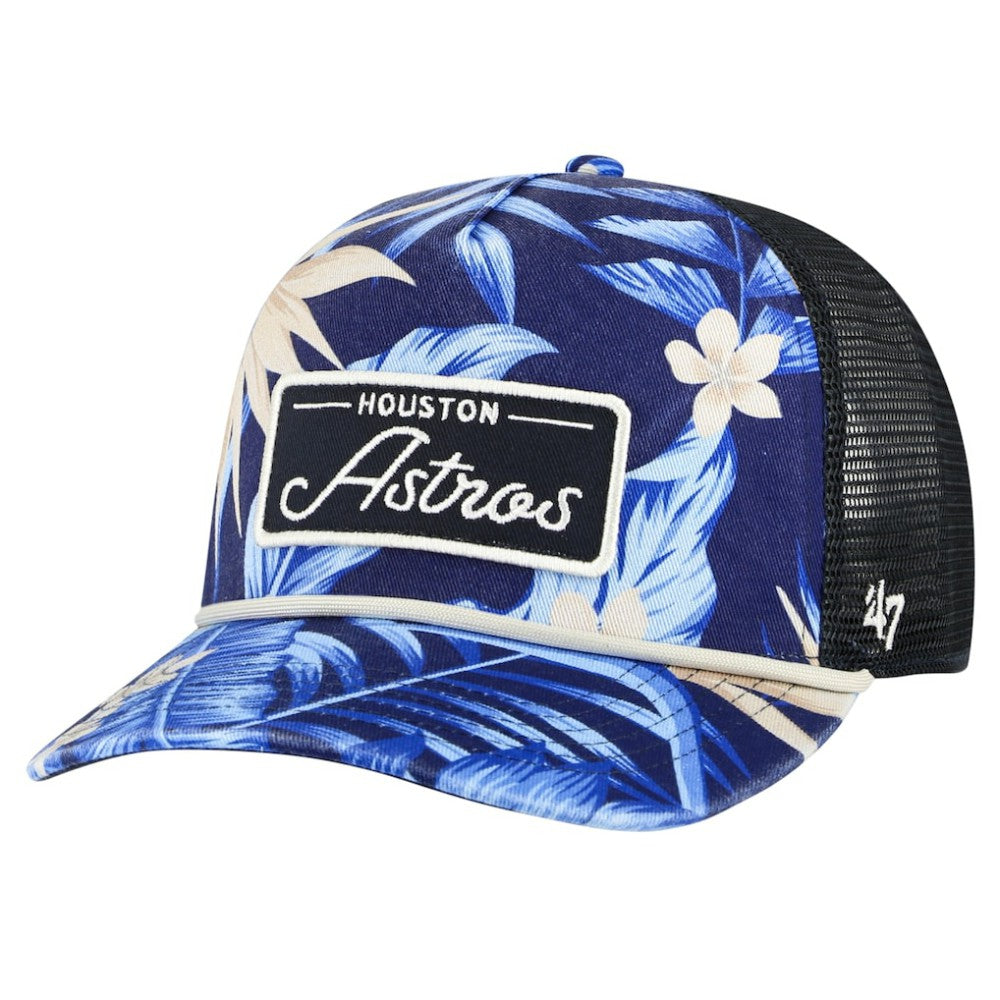 Houston Astros Tropicalia Trucker Hitch Adjustable Hat - Navy | 47 brand