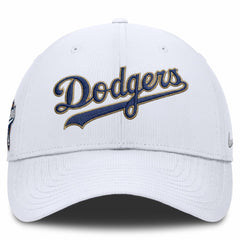 Los Angeles Dodgers 2026 Gold Collection Ripstop Adjustable Hat - White | Nike
