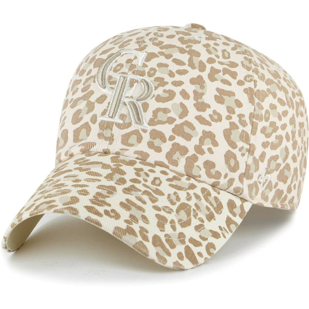 Colorado Rockies Women's Panthera Clean Up Adjustable Hat - Natural | 47 brand