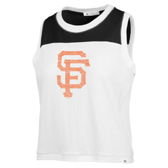 San Francisco Giants Women's Premier Zoey Waist Length Tank Top - White | 47 brand
