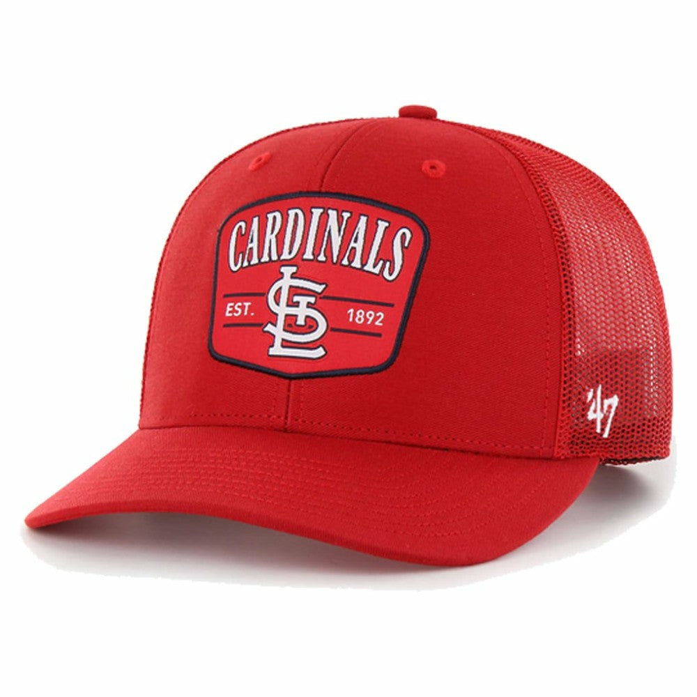 St. Louis Cardinals Squad Trucker Adjustable Hat - Red | 47 brand