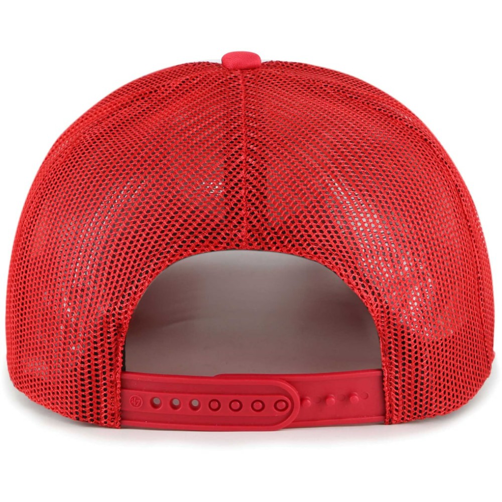 Cincinnati Reds Lift Off Foam Front Mesh Trucker Adjustable Hat - Red | 47 brand