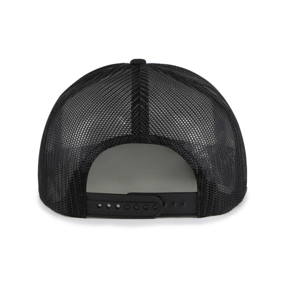 Miami Marlins Lift Off Foam Front Mesh Trucker Adjustable Hat - Black | 47 brand