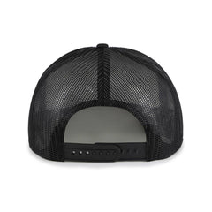 Miami Marlins Lift Off Foam Front Mesh Trucker Adjustable Hat - Black | 47 brand