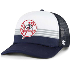New York Yankees Lift Off Foam Front Mesh Trucker Adjustable Hat - Navy | 47 brand