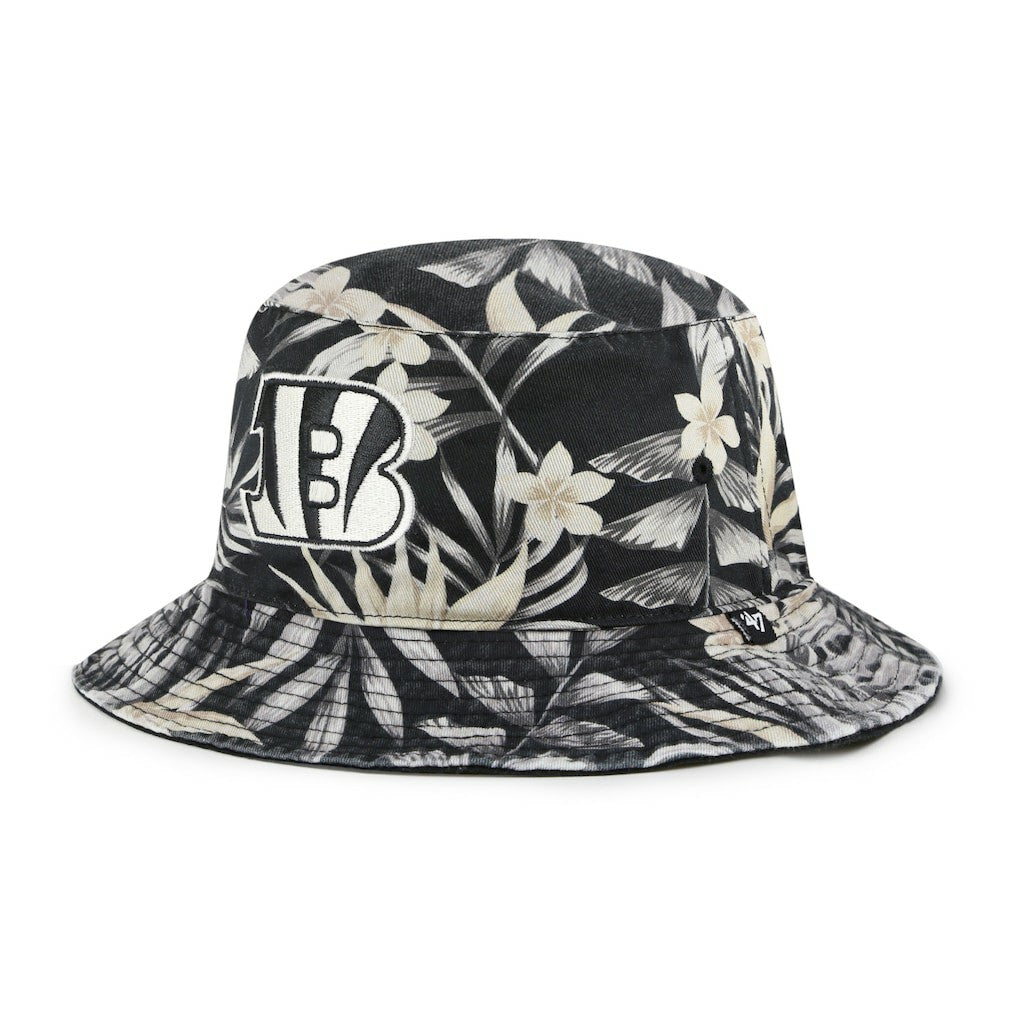 Cincinnati Bengals '47 Tropicalia Bucket Hat - Black discount
