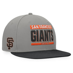 San Francisco Giants Line Drive Two-Tone Snapback Hat - Gray/Black