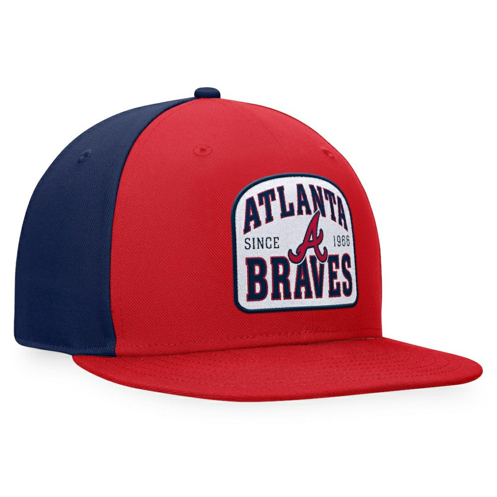 Atlanta Braves Cycle Snapback Hat - Red/Navy
