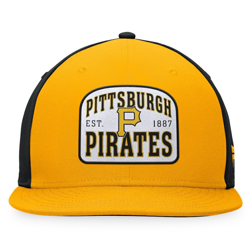 Pittsburgh Pirates Cycle Snapback Hat - Gold/Black