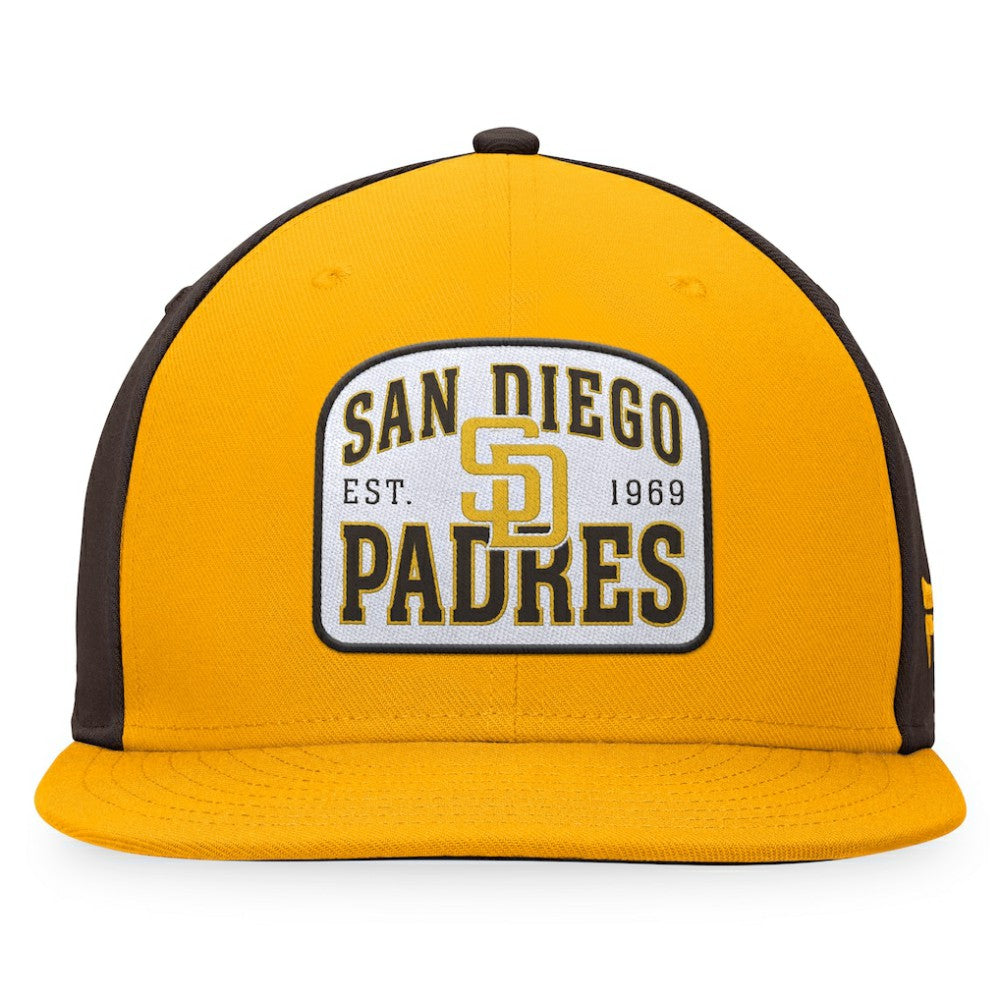 San Diego Padres Cycle Snapback Hat - Gold/Brown