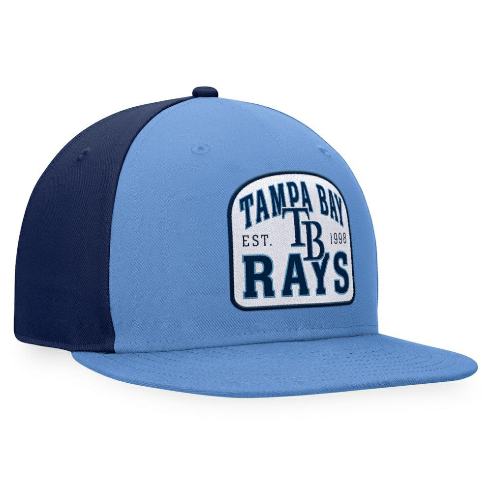 Tampa Bay Rays Cycle Snapback Hat - Light Blue/Navy