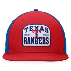 Texas Rangers Cycle Snapback Hat - Red/Royal