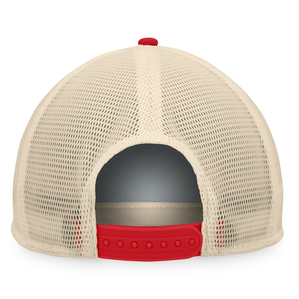 Atlanta Braves Cooperstown Collection Talley Foam Trucker Snapback Hat - Royal/Red