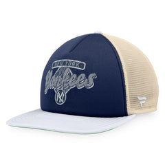 New York Yankees Cooperstown Collection Talley Foam Trucker Snapback Hat - Navy/White