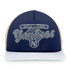 New York Yankees Cooperstown Collection Talley Foam Trucker Snapback Hat - Navy/White