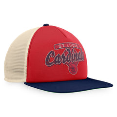 St. Louis Cardinals Cooperstown Collection Talley Foam Trucker Snapback Hat - Red/Navy