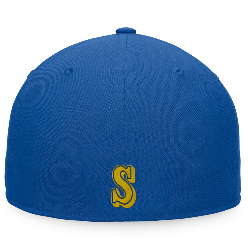 Seattle Mariners Cooperstown Collection Hurler Fitted Hat - Royal