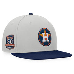 Houston Astros Glory Days Two-Tone Snapback Hat - Gray/Navy