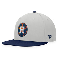 Houston Astros Glory Days Two-Tone Snapback Hat - Gray/Navy