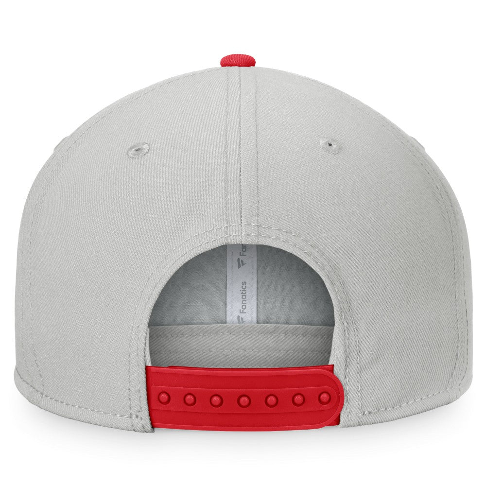 Los Angeles Angels Glory Days Two-Tone Snapback Hat - Gray/Red