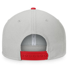 Los Angeles Angels Glory Days Two-Tone Snapback Hat - Gray/Red