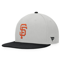 San Francisco Giants Glory Days Two-Tone Snapback Hat - Gray/Black