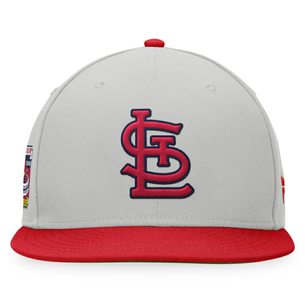 St. Louis Cardinals Glory Days Two-Tone Snapback Hat - Gray/Red