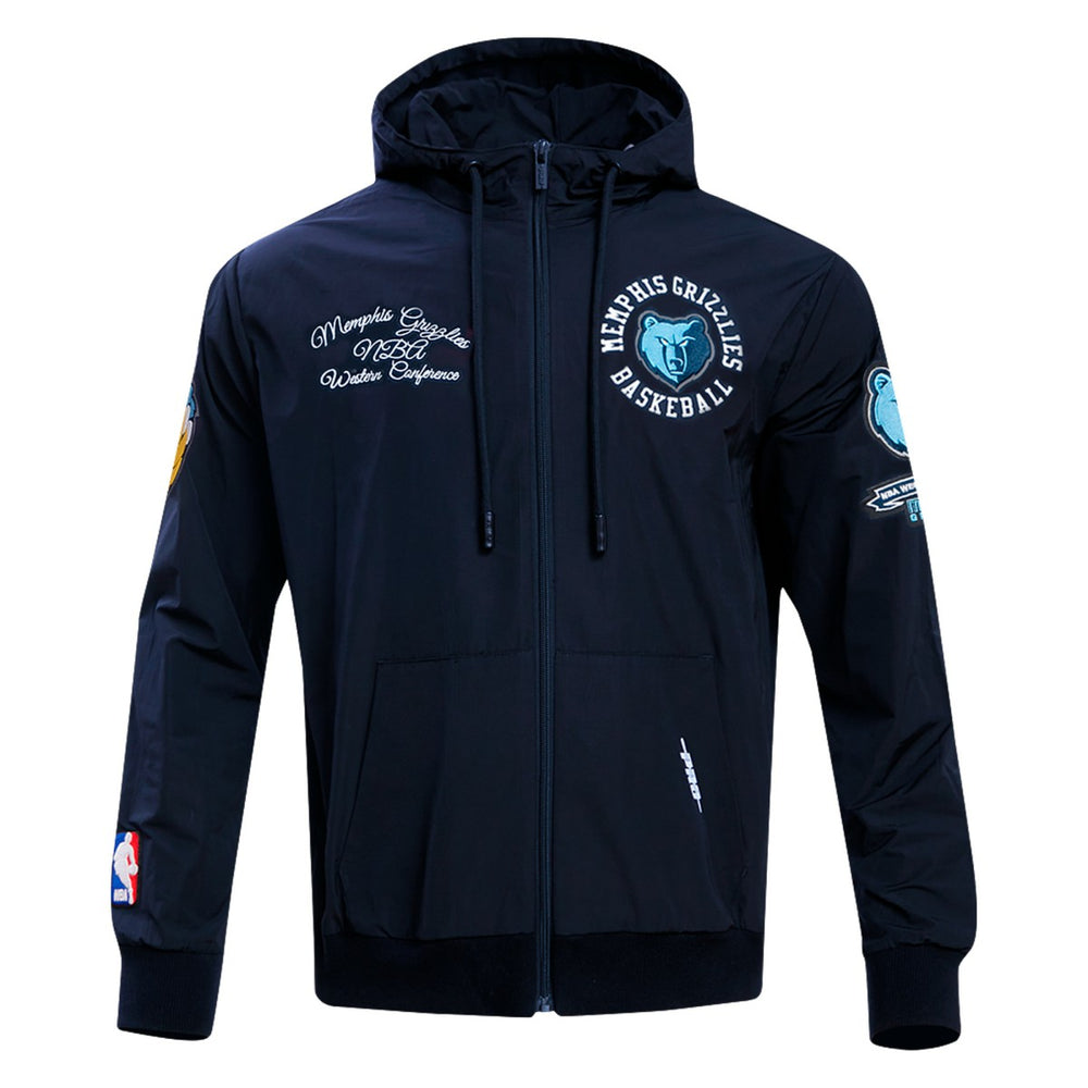 Memphis Grizzlies Pro Standard Hybrid Full-Zip Hoodie - Navy sale