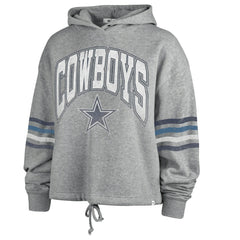Dallas Cowboys '47 Women's Upland Bennett Pullover Hoodie - Heather Gray cheap