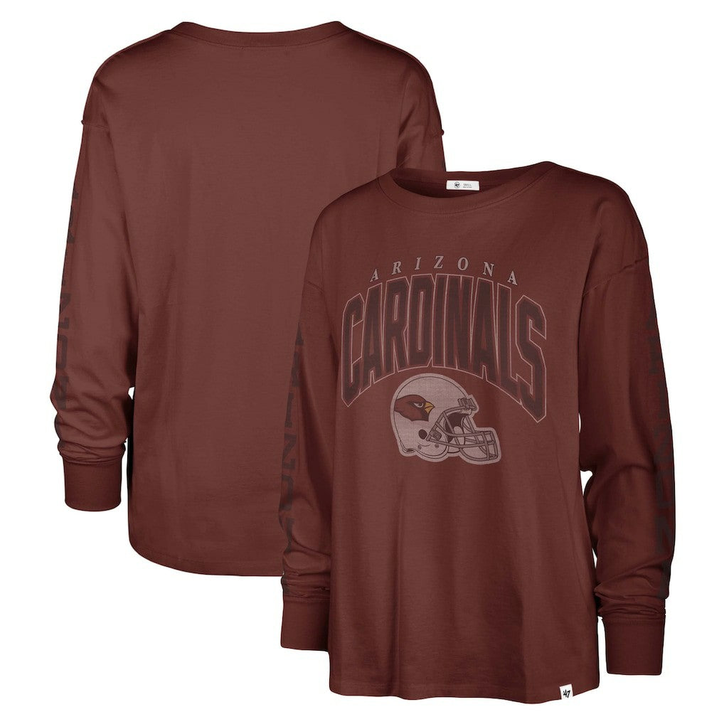 Arizona Cardinals '47 Women's Tom Cat Lightweight Long Sleeve T-Shirt - Cardinal outlet