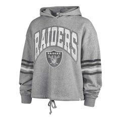 Las Vegas Raiders '47 Women's Upland Bennett Pullover Hoodie - Heather Gray sale