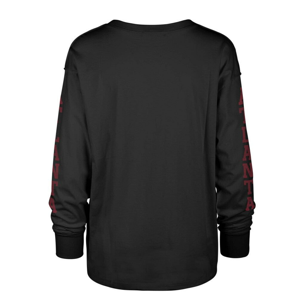 Atlanta Falcons '47 Women's Tom Cat Lightweight Long Sleeve T-Shirt - Black on sale