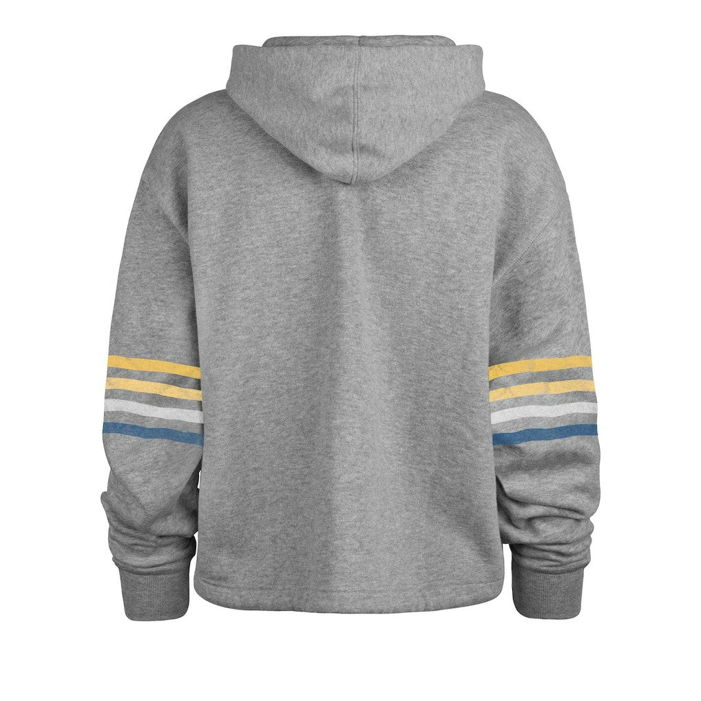 Los Angeles Rams '47 Women's Upland Bennett Pullover Hoodie - Heather Gray cheap
