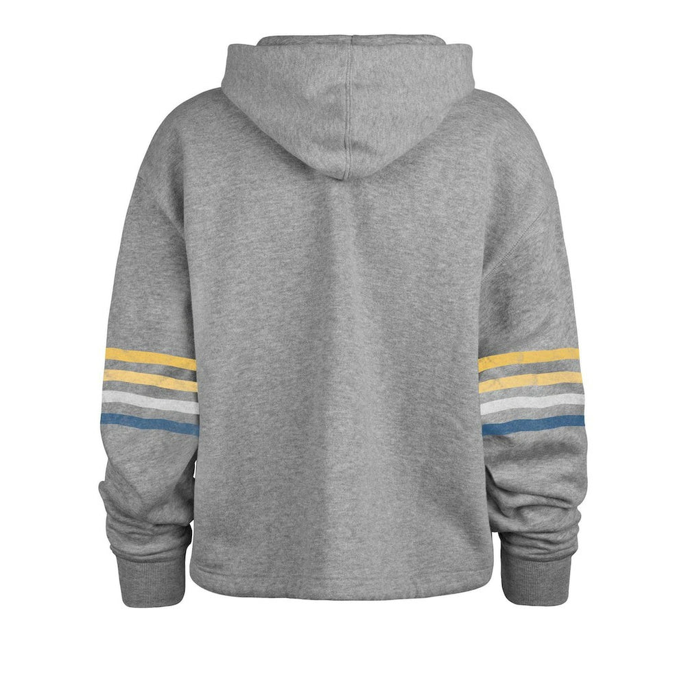 Los Angeles Rams '47 Women's Upland Bennett Pullover Hoodie - Heather Gray cheap