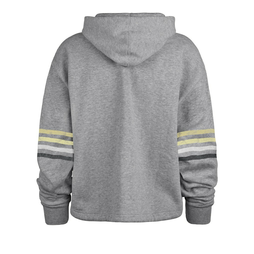 New Orleans Saints '47 Women's Upland Bennett Pullover Hoodie - Heather Gray outlet
