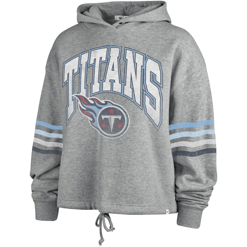 Tennessee Titans '47 Women's Upland Bennett Pullover Hoodie - Heather Gray on sale