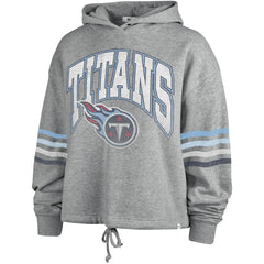 Tennessee Titans '47 Women's Upland Bennett Pullover Hoodie - Heather Gray on sale