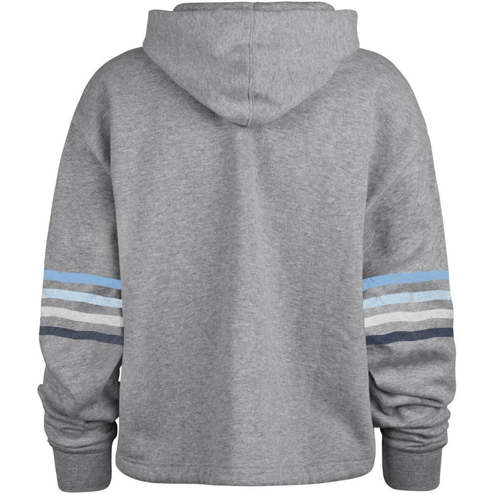 Tennessee Titans '47 Women's Upland Bennett Pullover Hoodie - Heather Gray on sale