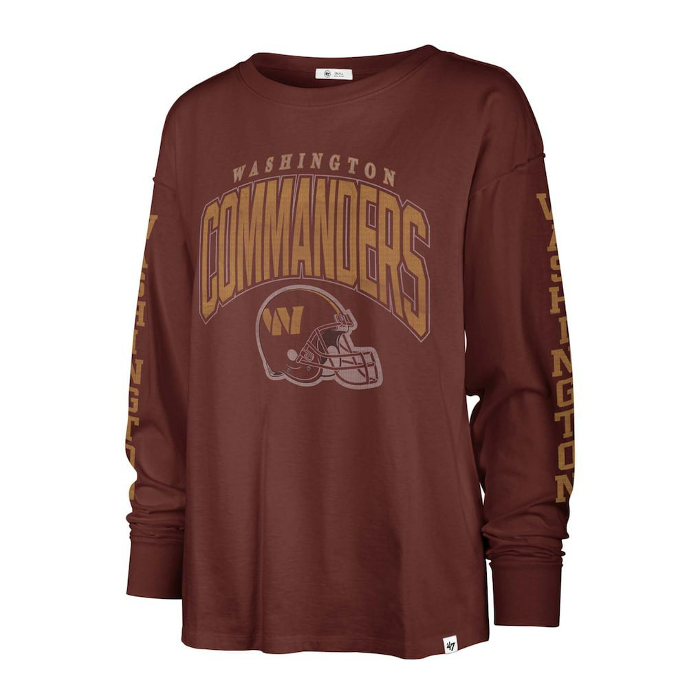 Washington Commanders '47 Women's Tom Cat Lightweight Long Sleeve T-Shirt - Burgundy cheap