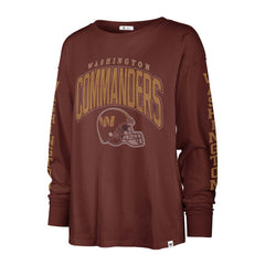 Washington Commanders '47 Women's Tom Cat Lightweight Long Sleeve T-Shirt - Burgundy cheap