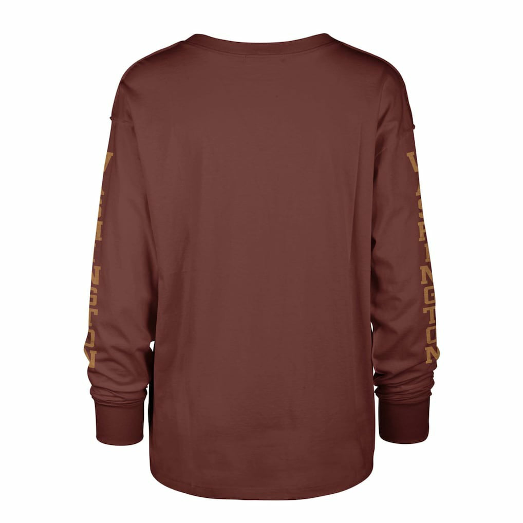 Washington Commanders '47 Women's Tom Cat Lightweight Long Sleeve T-Shirt - Burgundy cheap