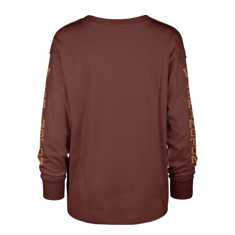 Washington Commanders '47 Women's Tom Cat Lightweight Long Sleeve T-Shirt - Burgundy cheap