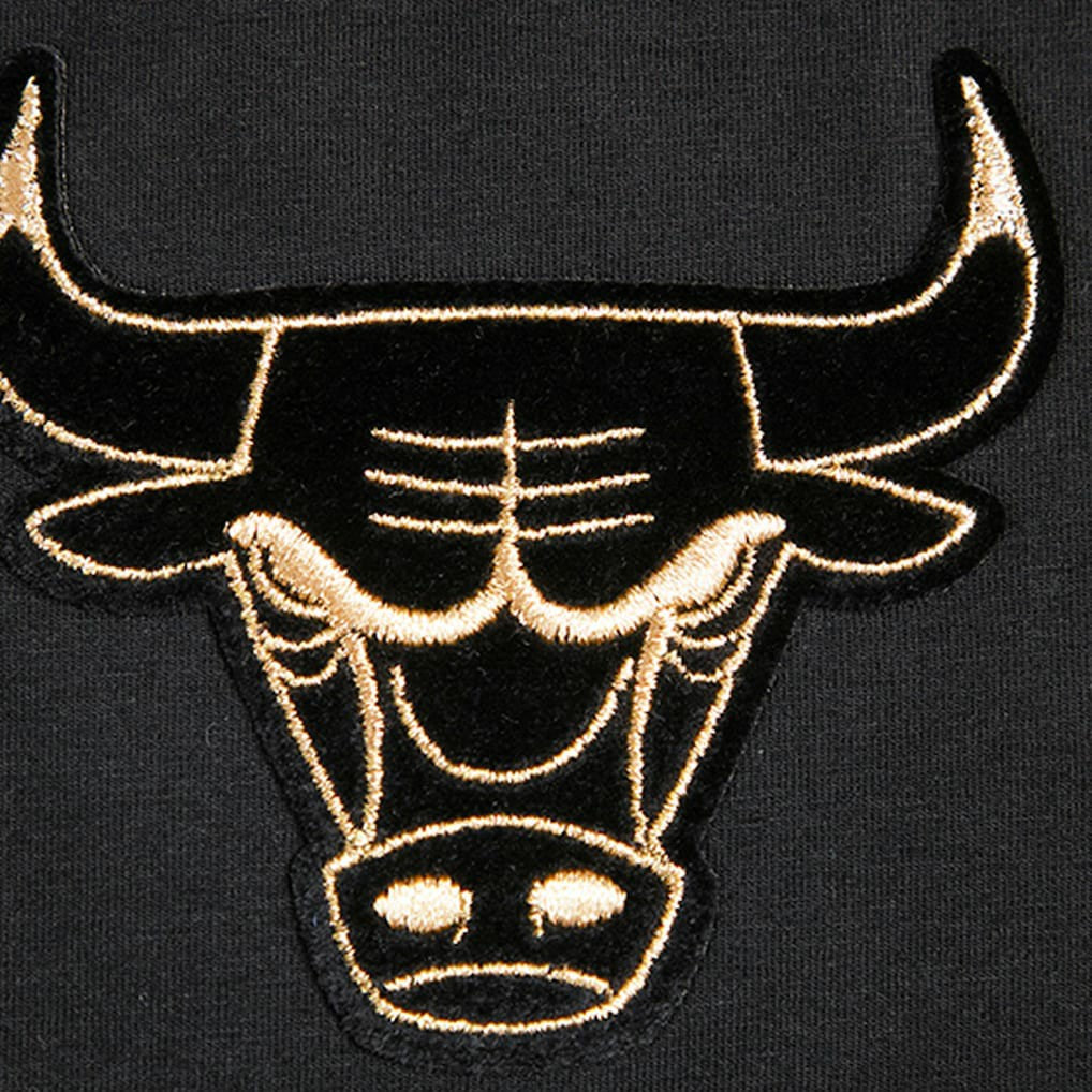 Chicago Bulls Pro Standard Women's Holiday Glam Boxy T-Shirt sale - Black on sale