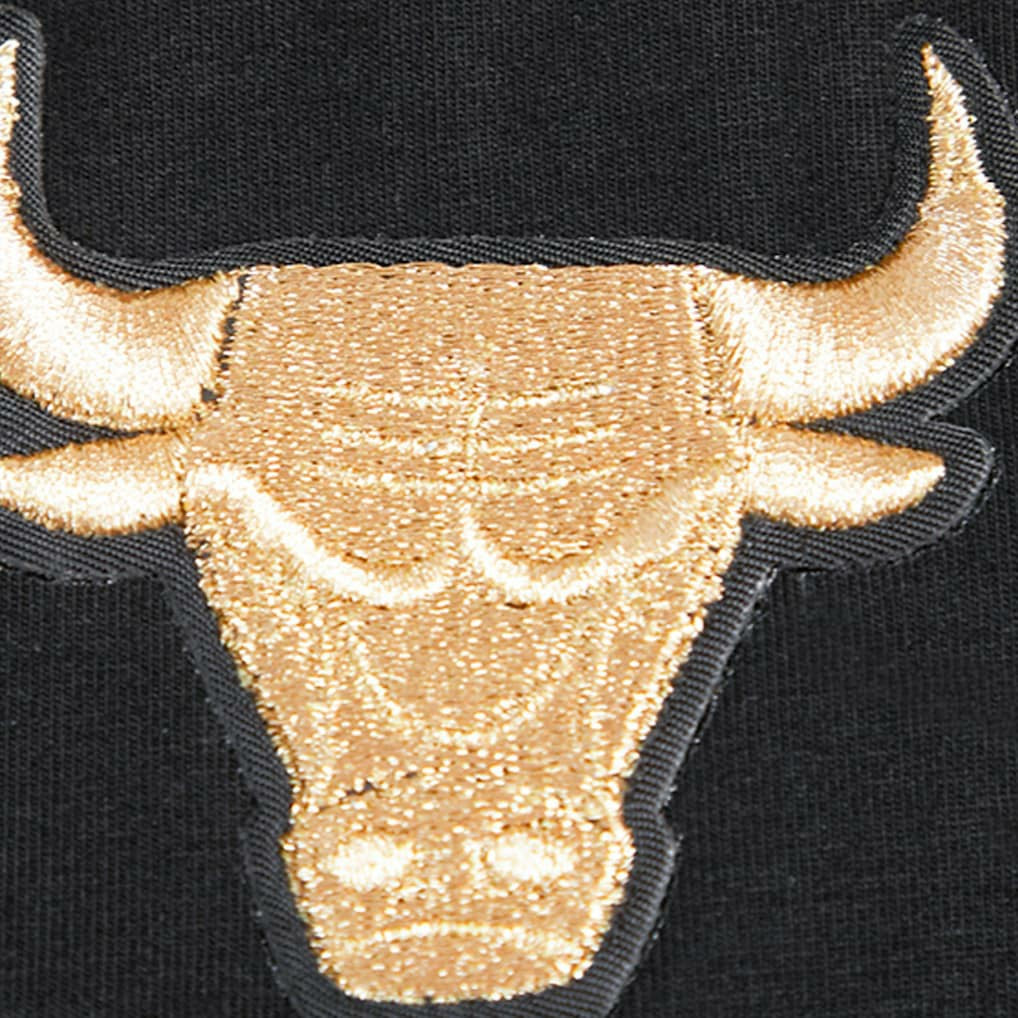 Chicago Bulls Pro Standard Women's Holiday Glam Boxy T-Shirt sale - Black on sale