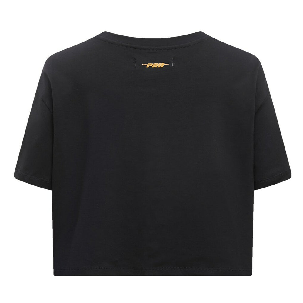 Brooklyn Nets Pro Standard Women's Holiday Glam Boxy T-Shirt - Black online