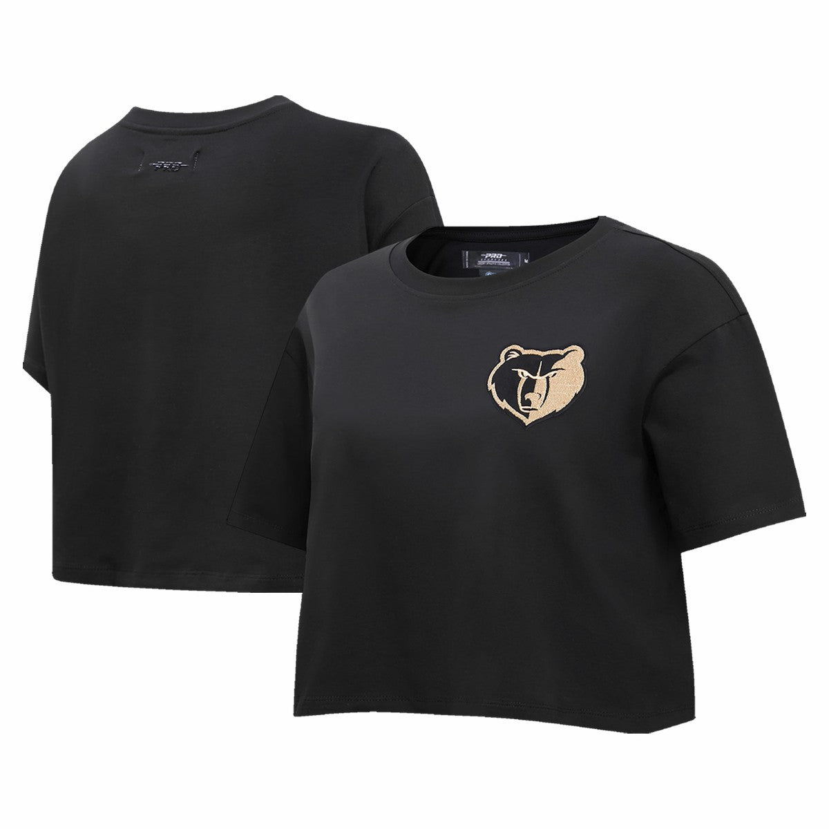 Memphis Grizzlies Pro Standard Women's Holiday Glam Boxy T-Shirt - Black cheap