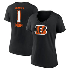 Cincinnati Bengals Women's Mother's Day V-Neck T-Shirt - Black on sale