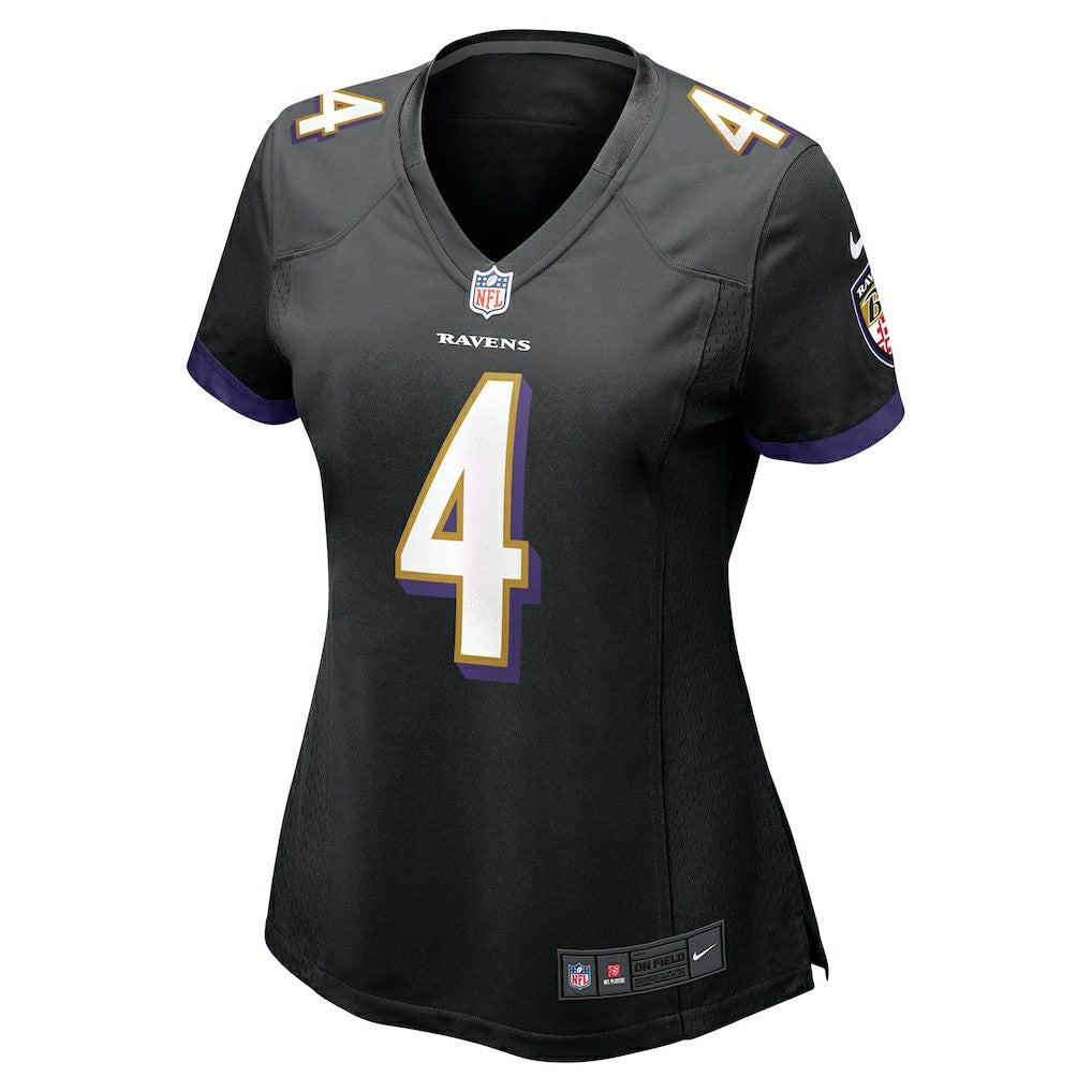Zay Flowers Baltimore Ravens Women's Alternate Game Jersey - Black | Nike cheap